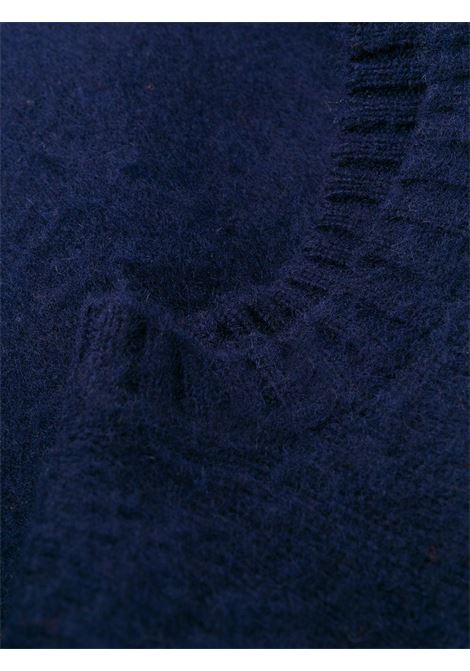 maglione girocollo uomo verde navy ASPESI | M183 516501098